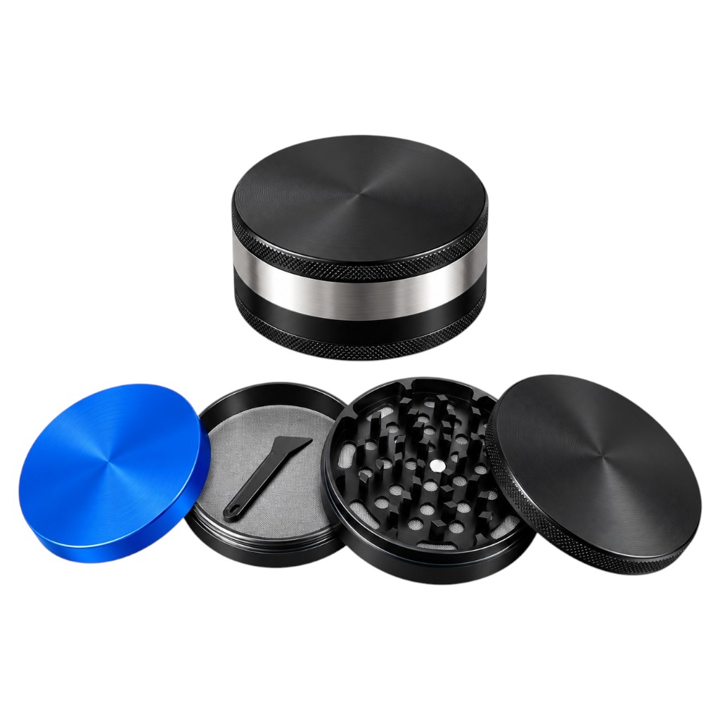 GRINDER METAL GIGANTE LISO COLORES 4PZ 95 MM