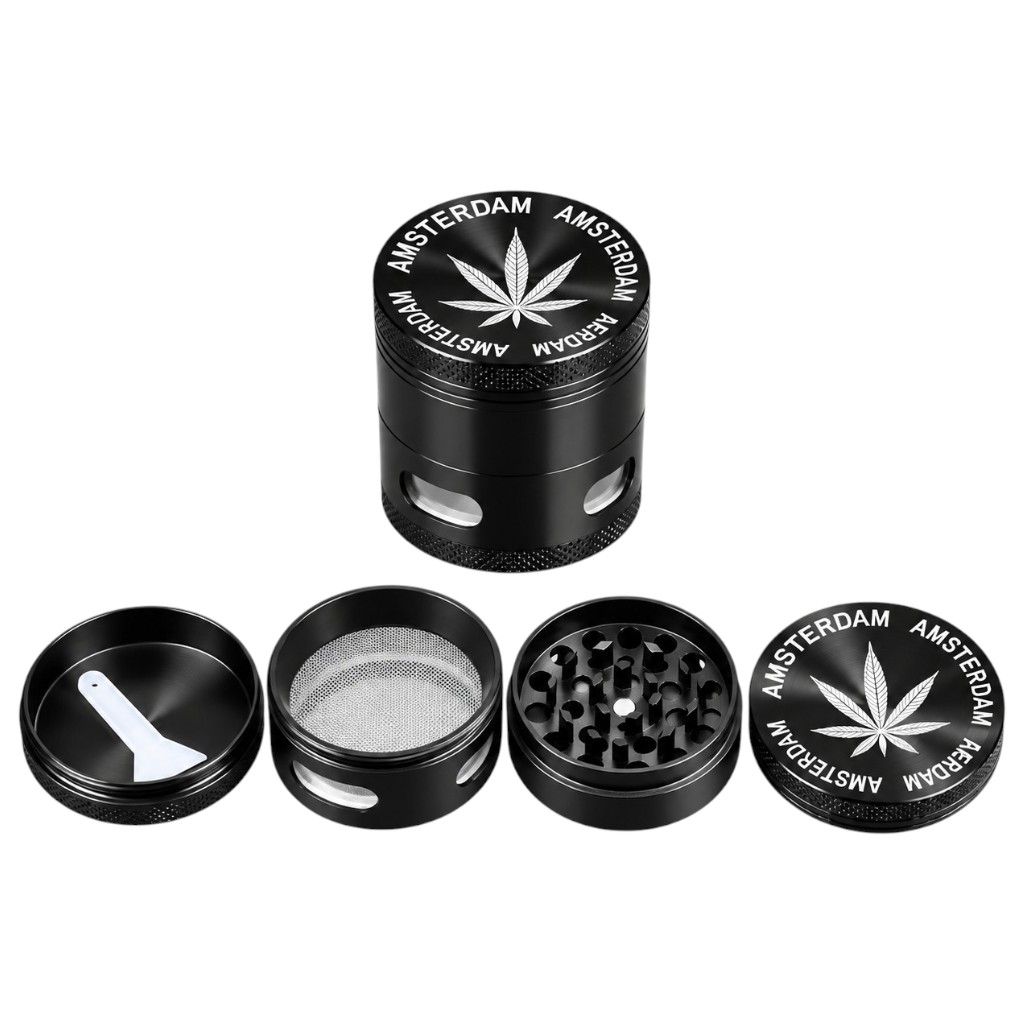 GRINDER METAL CONCAVO NEGRO 4 PZ 40MM