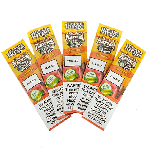 BLUNT WRAP PLATINUM XTRA LARGE X2 MANGO - Imagen 1