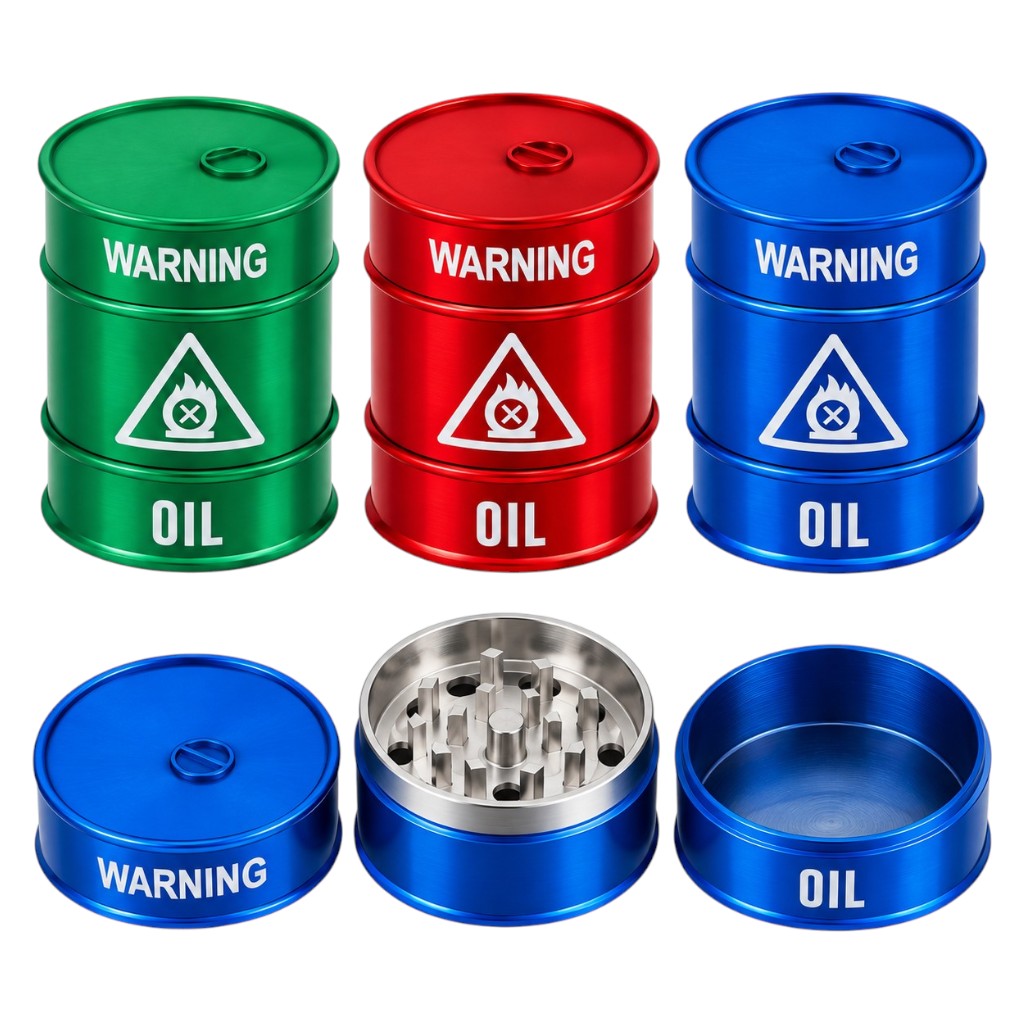 GRINDER METAL 3 PIEZAS DISEÑO TANQUE 40MM