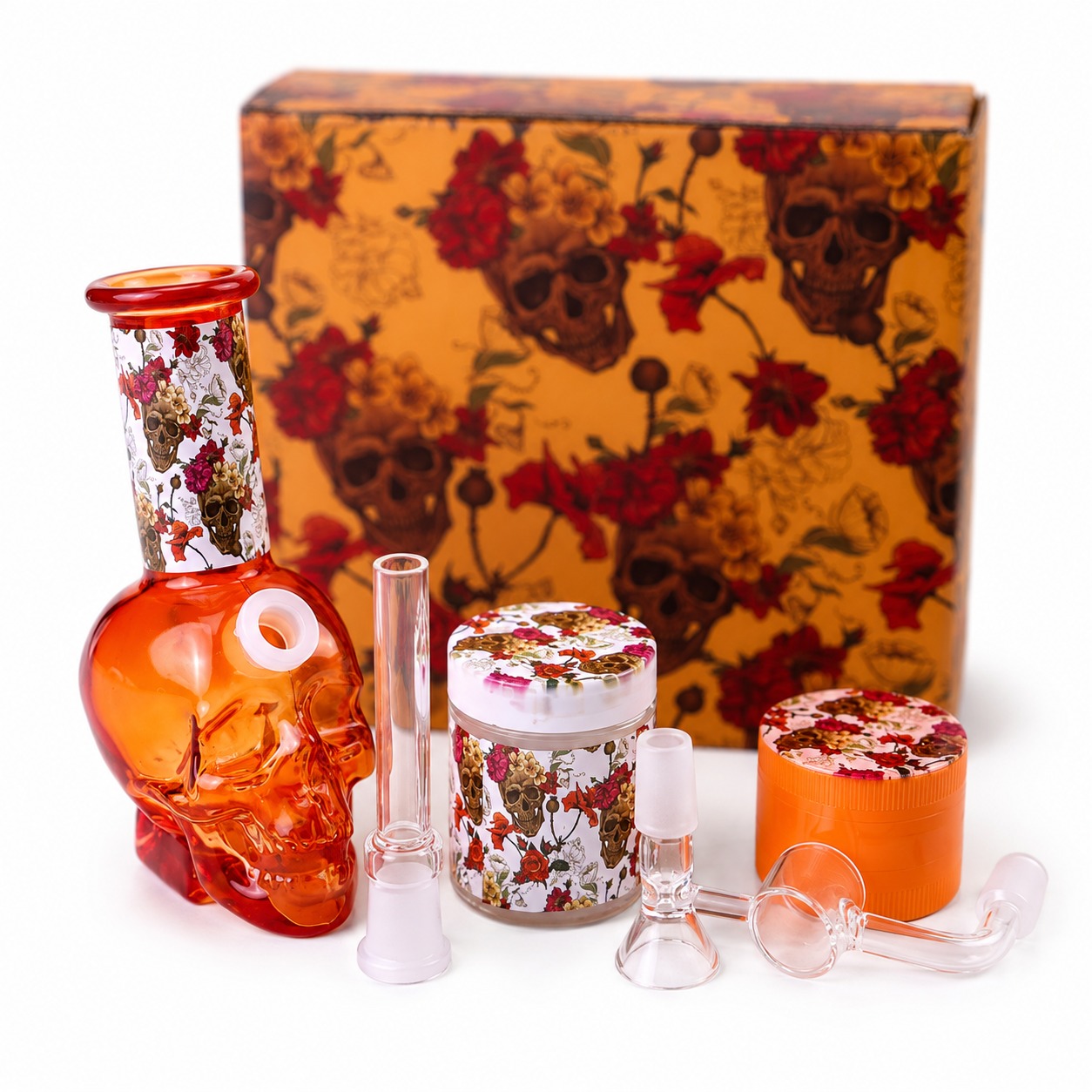 BONG CALAVERA KIT + ACCESORIOS 13 CM - Imagen 5