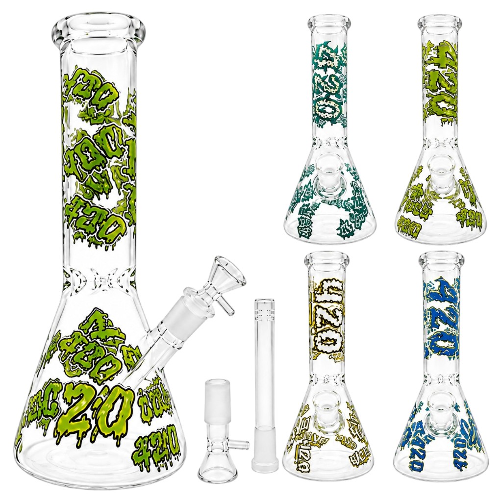 BONG VIDRIO DISEÑO 420- 25CM