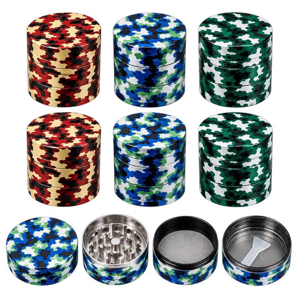 GRINDER METAL CAMUFLAJE 40 MM 4 PIEZAS