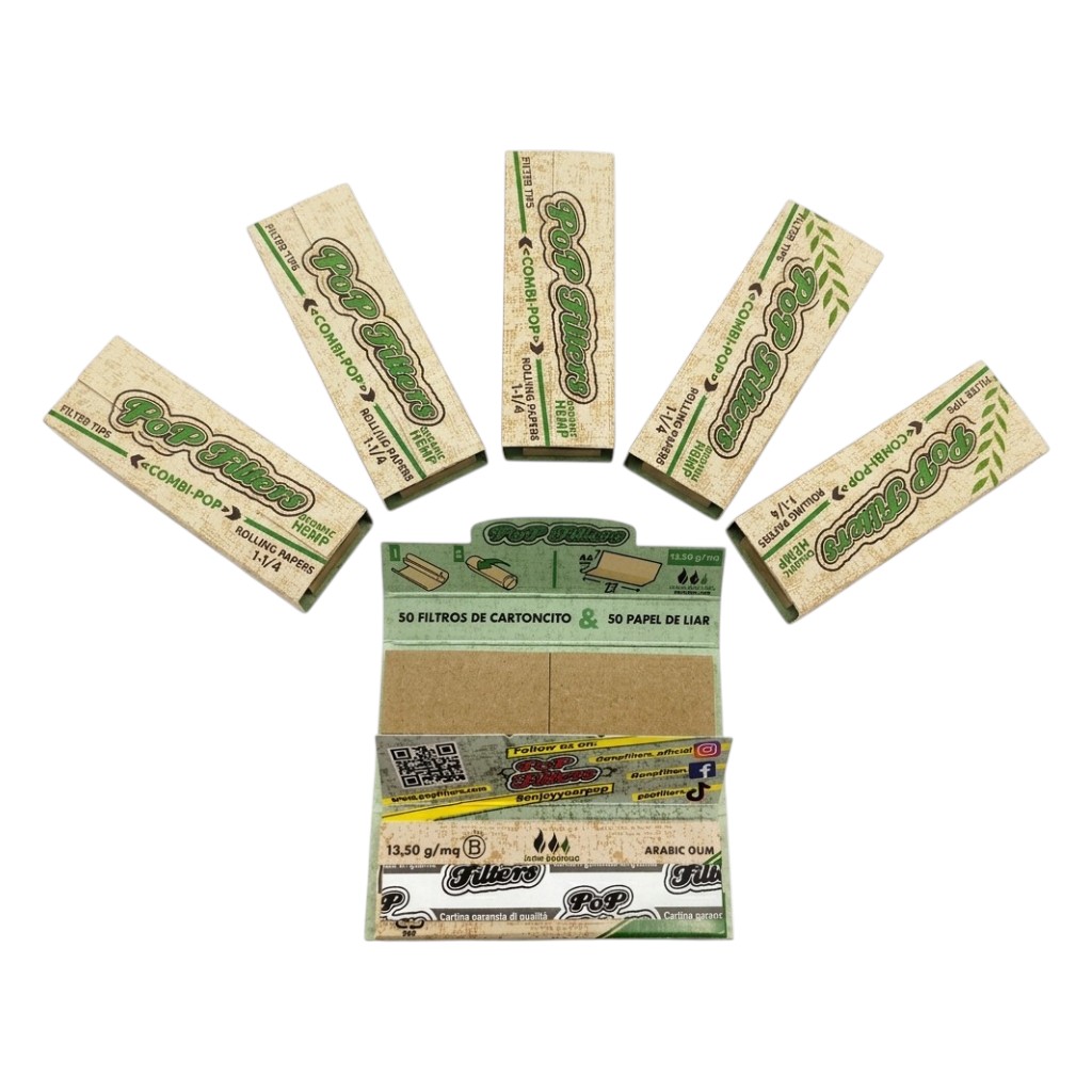 PAPEL POP FILTER ORGANICO + TIPS