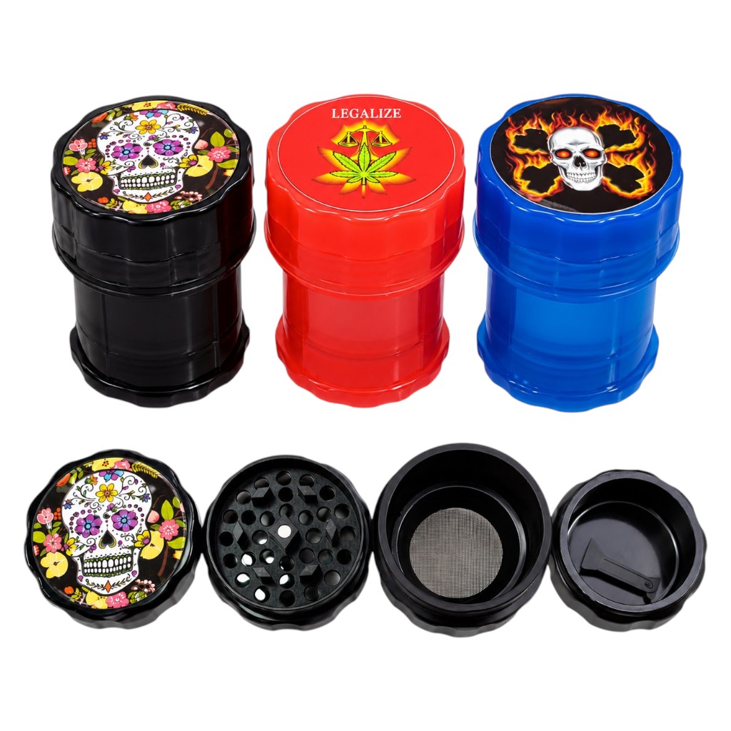 GRINDER ACRILICO TARRO GRANDE 4PZ