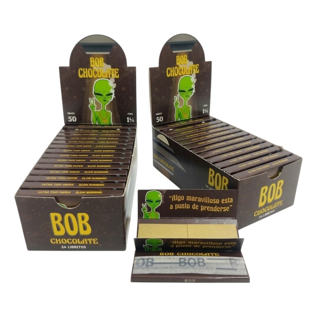 PAPEL BOB CHOCOLATE N° 1 1/4 + TIPS - Imagen 1