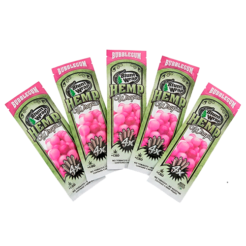 BLUNT WRAP HEMP CBD X4 CHICLE - Imagen 1