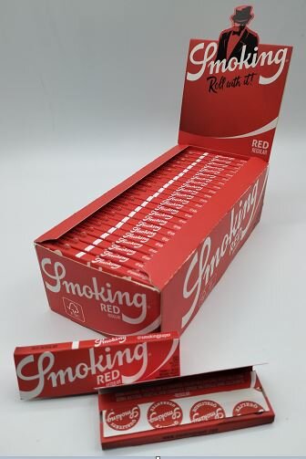 PAPEL PARA LIAR SMOKING ROJO Nº8 CJX50