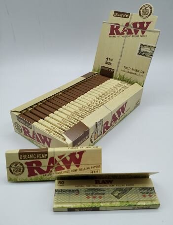 PAPEL RAW ORGANICO C/F  KING SIZE  CJX24 