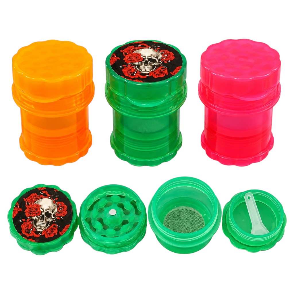 GRINDER ACRILICO TARRO MINI 4PZ