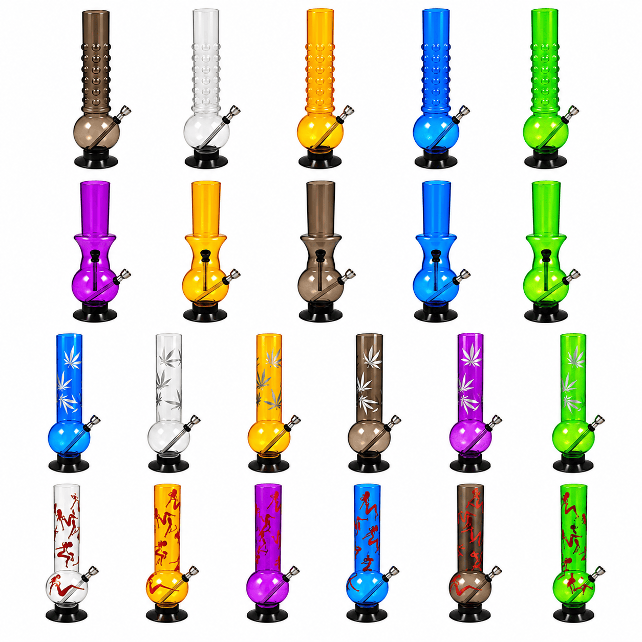 MINI BONG ACRILICO 16CM