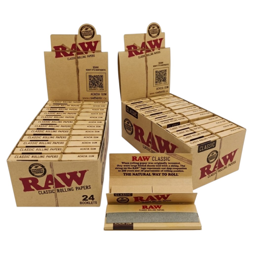PAPEL RAW CLASSIC + TIPS N° 1 1/4 - Imagen 1