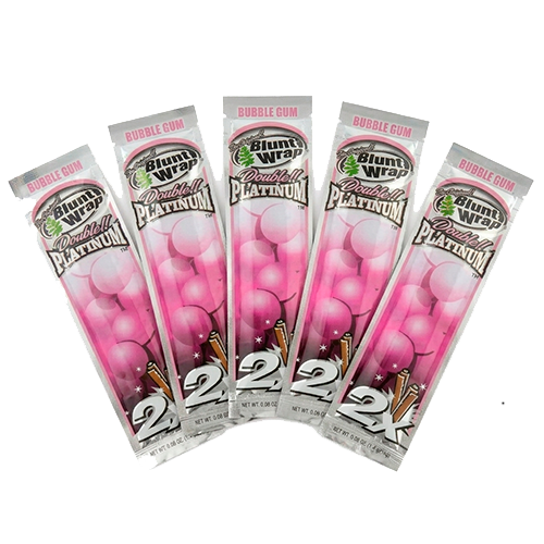BLUNT WRAP PLATINUM X2 BUBBLE GUM - Imagen 1