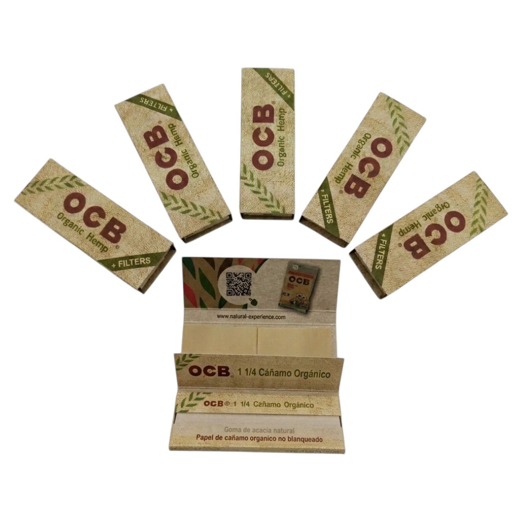 PAPEL OCB ORGANIC N° 1 1/4 + TIPS