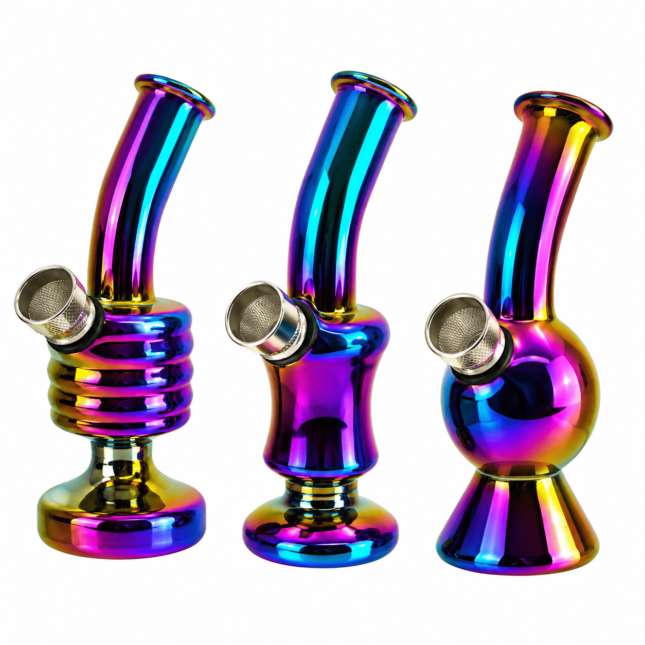 BONG MINI VIDRIO TORNAZOL CON DISEÑO 12CM