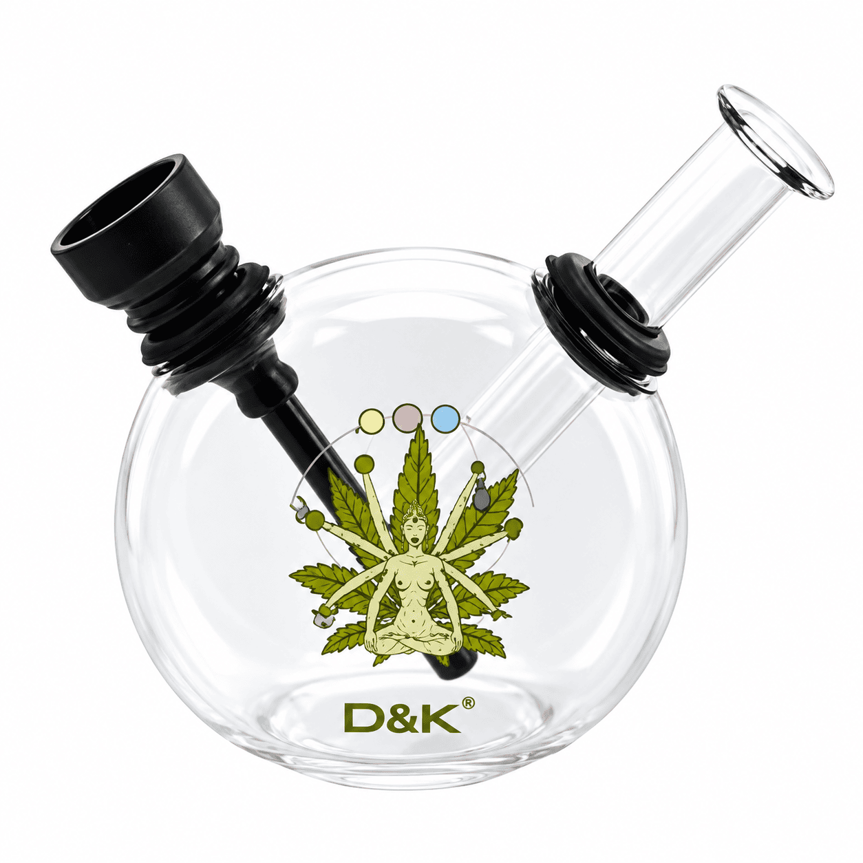 BONG MINI D&K REDONDO 7CM