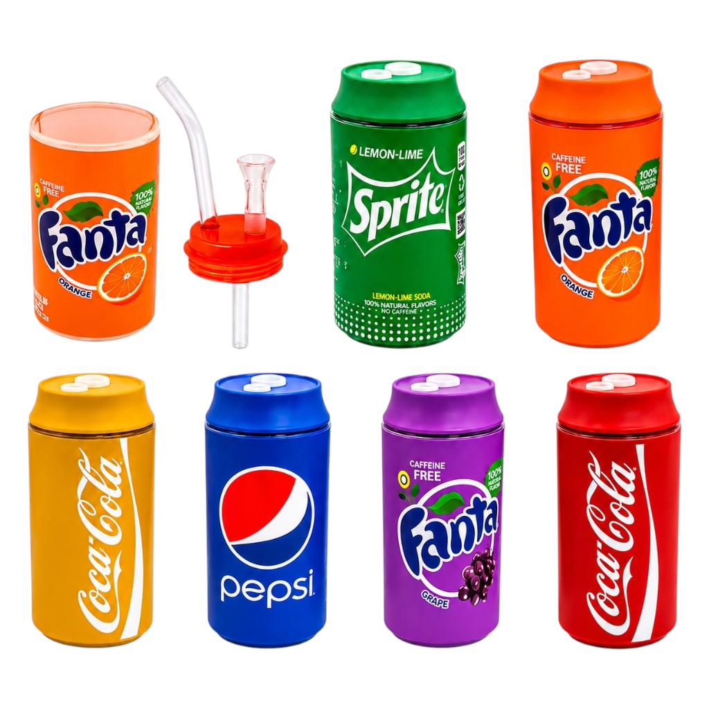 BONG VIDRIO LATAS DE COLA 15 CM